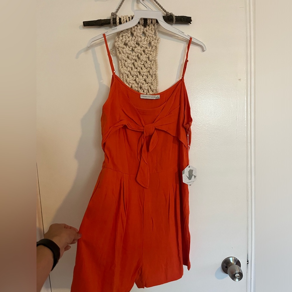 Orange Romper